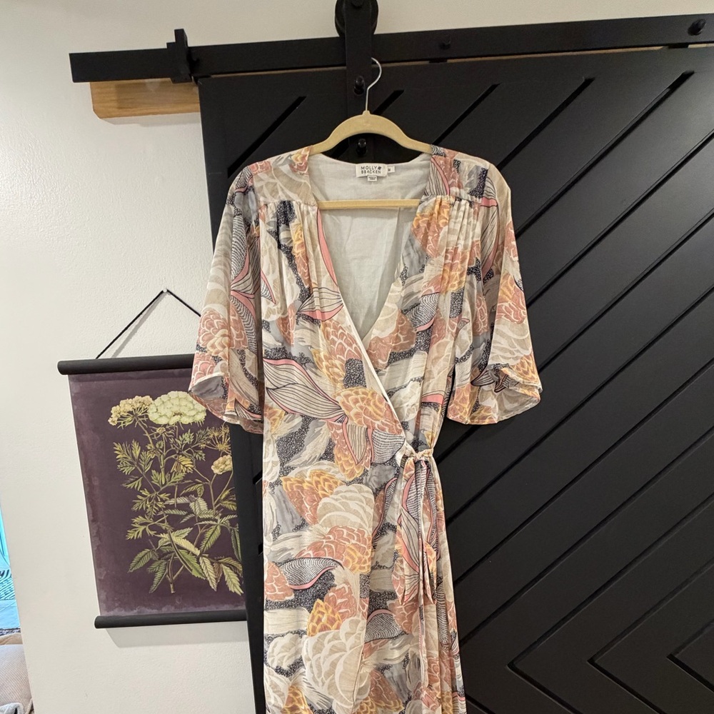 Molly Bracken Multicolor Floral Maxi Dress